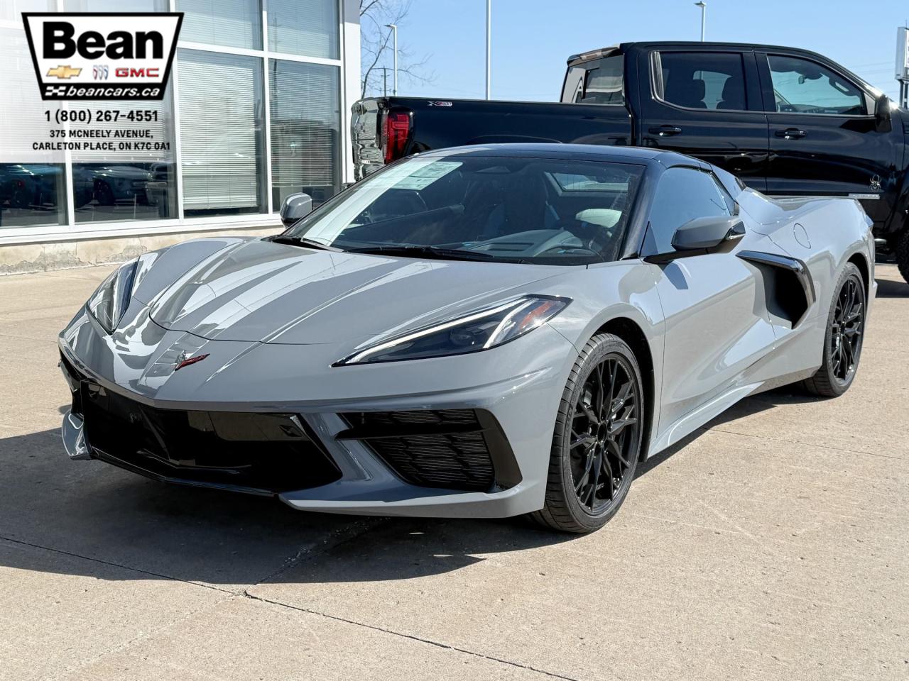 New 2025 Chevrolet Corvette Stingray 6.2L V8 WITH REMOTE START/ENTRY, HEATED/VENTILATED SEATS, HEATED STEERING WHEEL, HD REAR VISION CAMERA, BOSE AUDIO, APPLE CARPLAY AND ANDROID AUTO for sale in Carleton Place, ON