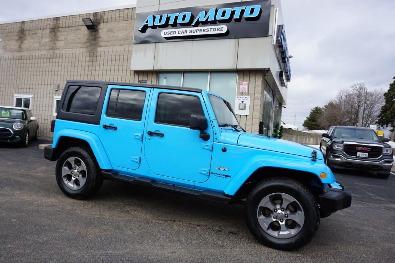 2018 Jeep Wrangler JK UNLIMITED SAHARA 4WD CERTIFIED *1 OWNER* NAV BLUETOOTH HEATED SEATS CRUISE ALLOYS - Photo #1