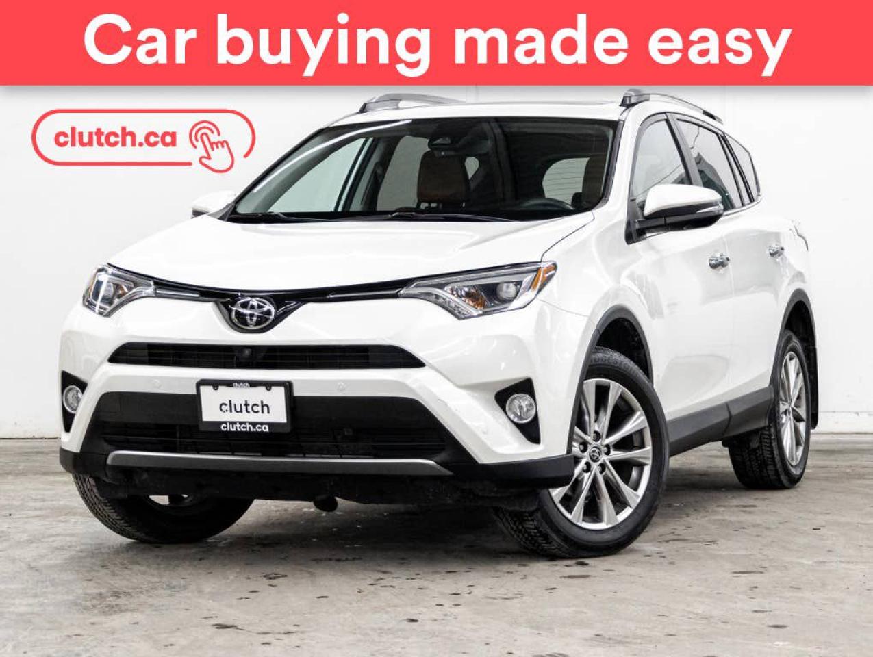 Used 2017 Toyota RAV4 Limited AWD w/ Nav, Power Moonroof, Heated Steering Wheel for sale in Toronto, ON