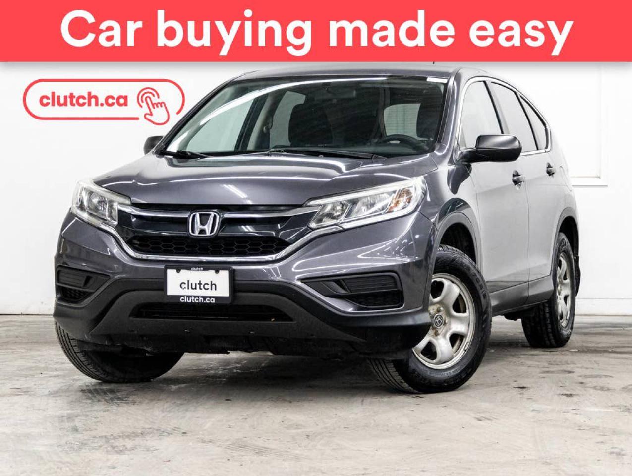 Used 2016 Honda CR-V LX w/ Heated Front Seats, Rearview Cam, A/C for sale in Toronto, ON