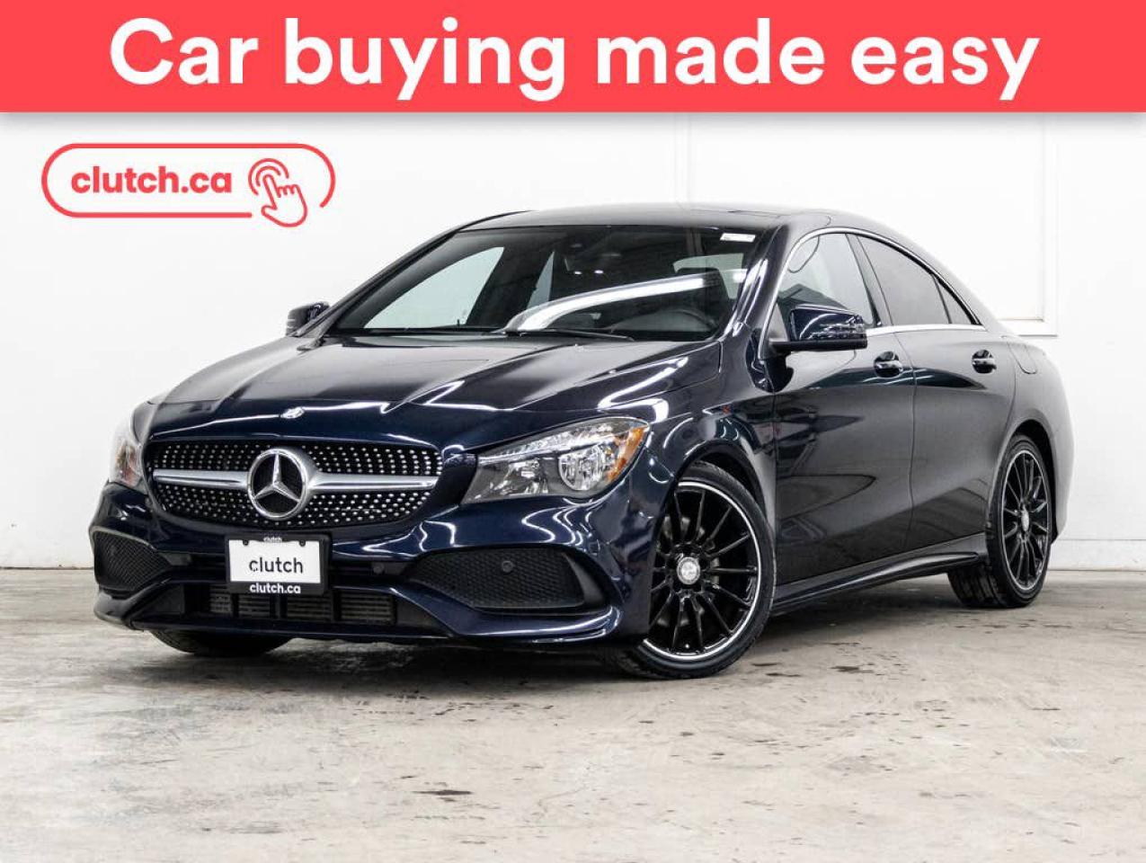 Used 2017 Mercedes-Benz CLA-Class 250 4Matic w/ Apple CarPlay & Android Auto, Sunroof, Rearview Cam for sale in Toronto, ON