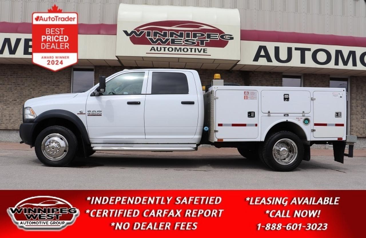 Used 2015 Dodge Ram 4500 CREW DUALLY 6.7L CUMMINS 4X4, SERVICE BODY & MORE! for sale in Headingley, MB