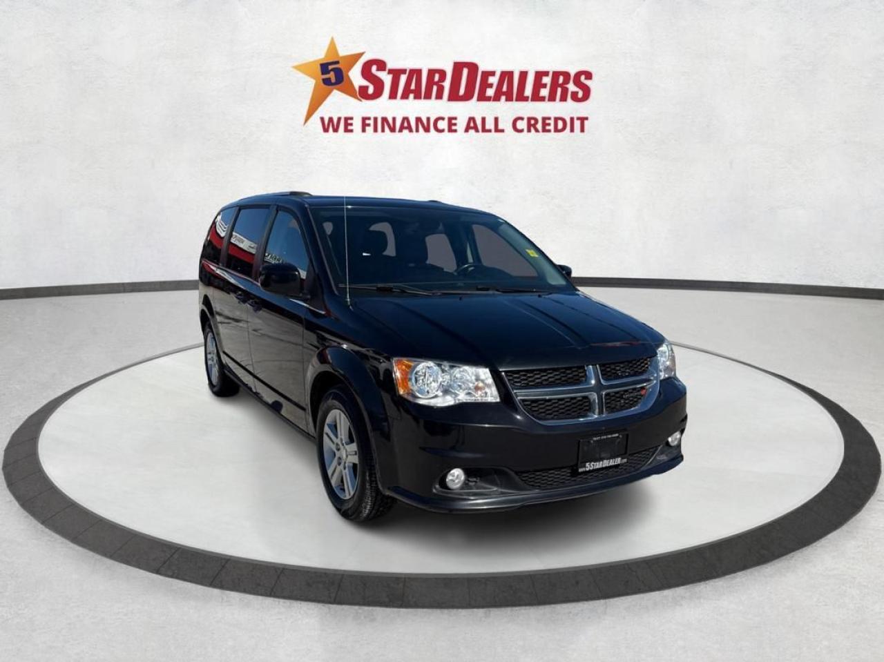 Used 2018 Dodge Grand Caravan Crew Plus NAV LEATHER LOADED WE FINANCE ALL CREDIT for sale in London, ON