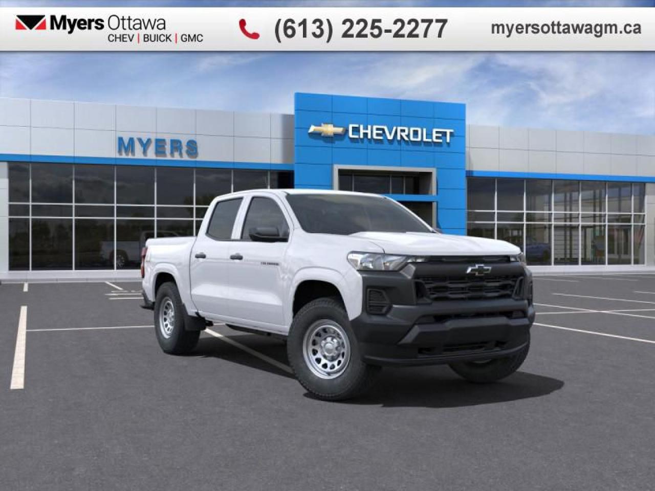 New 2025 Chevrolet Colorado 4WD Work Truck  COLORADO WT, TRAILERING, BLACK EMBLEMS, BLOCK HEATER for sale in Ottawa, ON