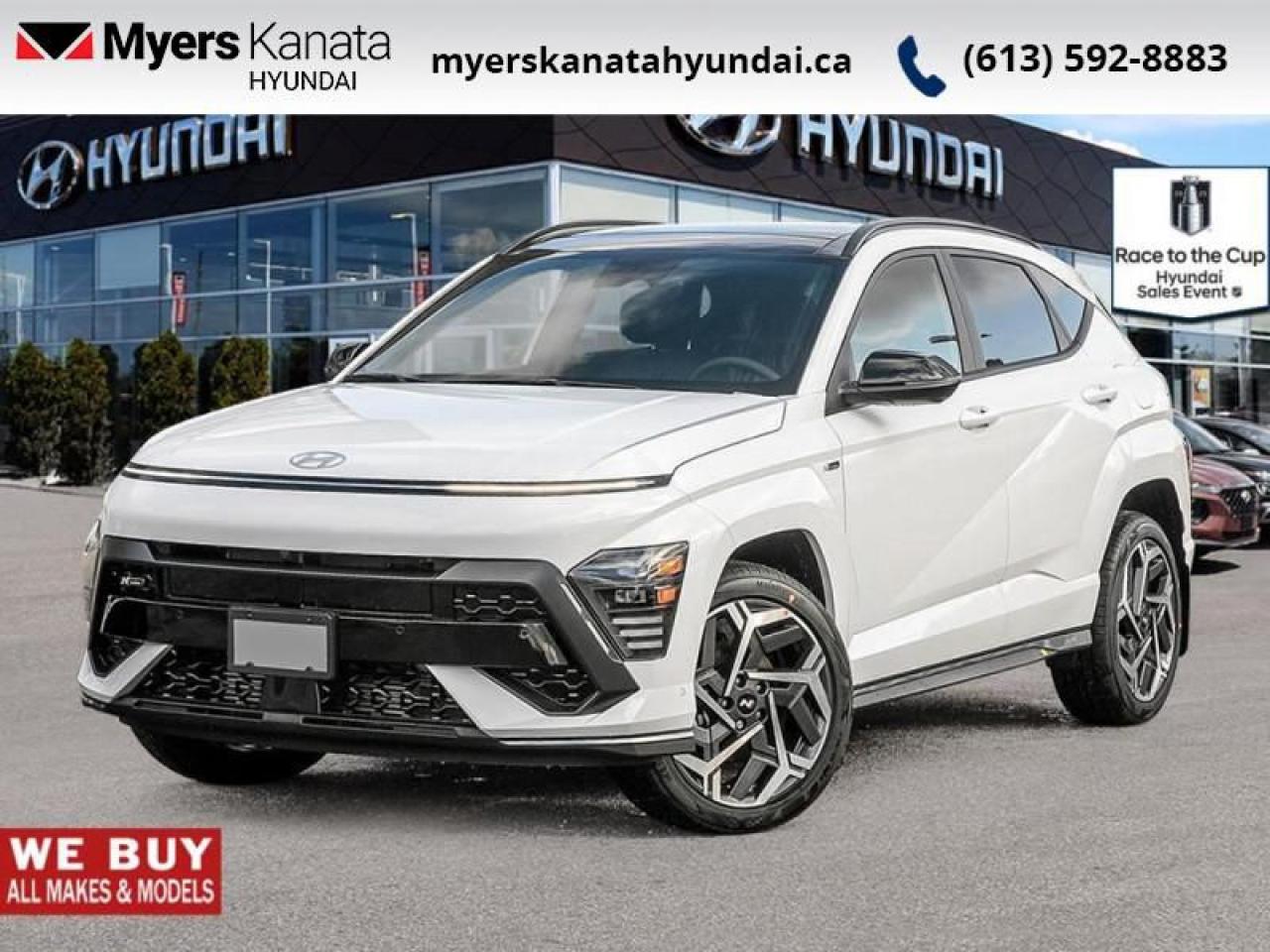 New 2025 Hyundai KONA N Line AWD  - Leather Seats - $131.55 /Wk for sale in Kanata, ON