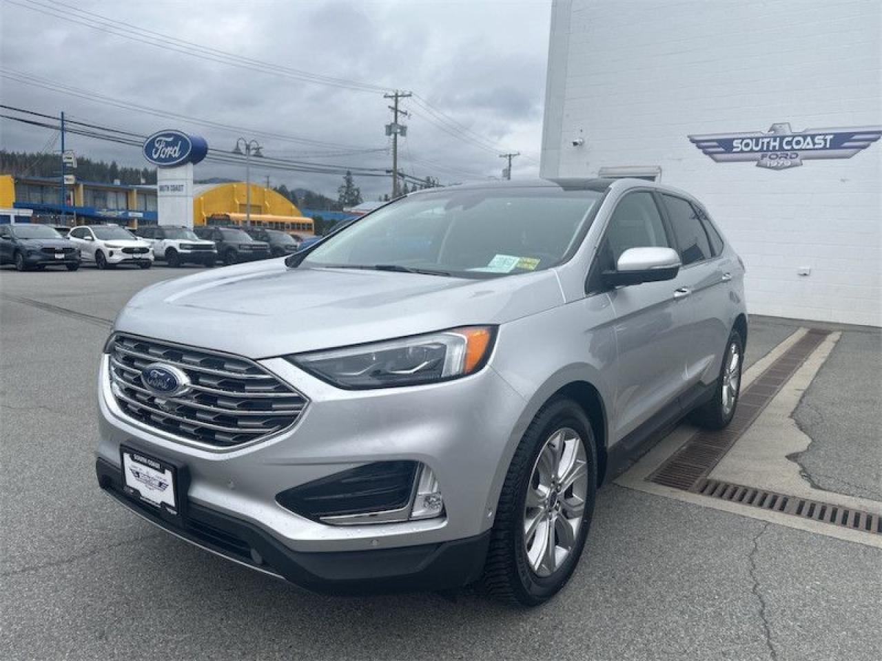 Used 2019 Ford Edge Titanium AWD  - Leather Seats -  Cooled Seats for sale in Sechelt, BC