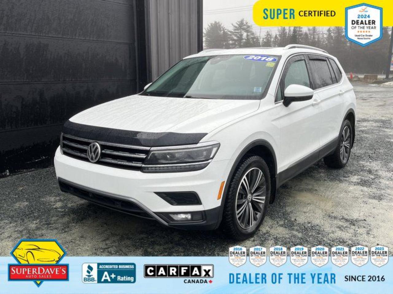 Used 2018 Volkswagen Tiguan Highline 4MOTION for sale in Dartmouth, NS