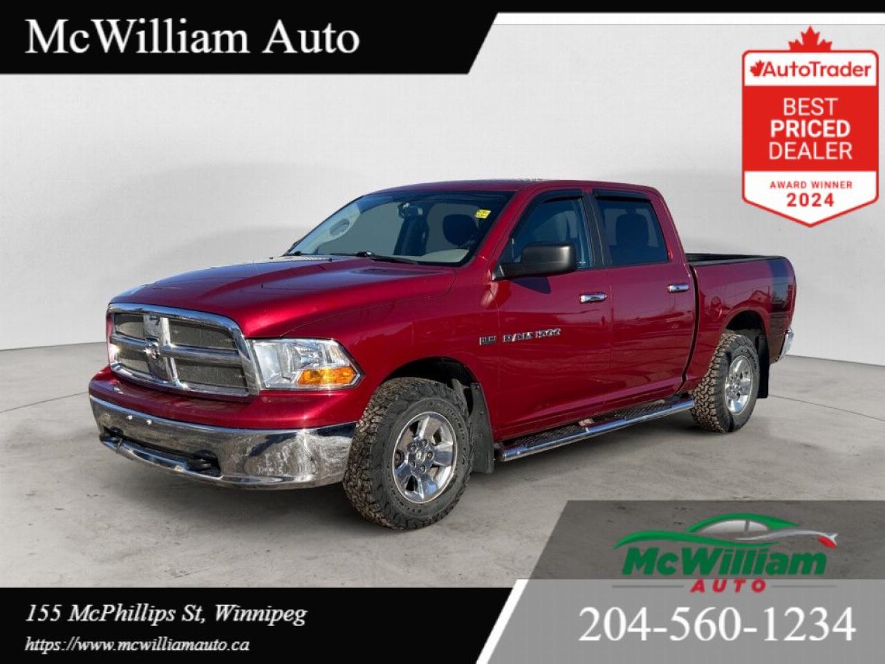 Used 2012 RAM 1500 SLT 4x2 Crew Cab 140 in. WB Automatic for sale in Winnipeg, MB