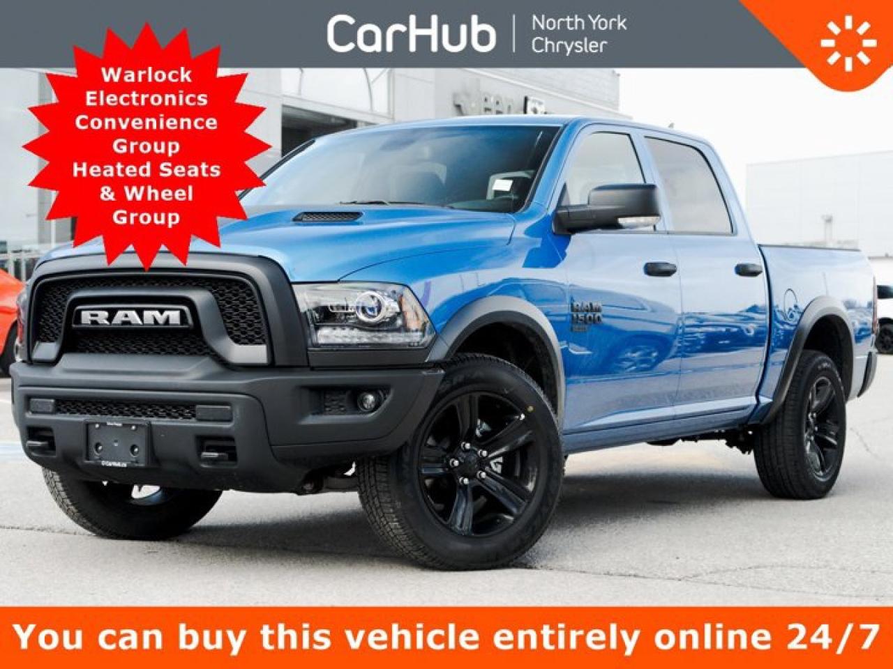
Only 438 Kilometers! This Ram 1500 Classic is rugged, reliable, and ready for any job. It boasts a Regular Unleaded V-6 3.6 L/220 engine powering this Automatic transmission. UTILITY GROUP -inc: LED Fog Lamps, Tow Hooks, TRANSMISSION: 8-SPEED AUTOMATIC (STD), REMOTE START & SECURITY ALARM GROUP -inc: Remote Start System, Security Alarm. This vehicle is in excellent condition and has passed a multi point inspection. Vehicle detailed. Our advertised prices are for consumers (i.e. end users) only.

 

This Ram 1500 Classic Features the Following Options
 Electronics Convenience Group Luxury Group Heated Seats & Wheel Group Remote Start & Security Alarm Group Utility Group Premium Cloth bucket seats Mopar Sport performance hood Class IV hitch receiver
QUICK ORDER PACKAGE 29F WARLOCK -inc: Engine: 3.6L Pentastar VVT V6, Transmission: 8-Speed Automatic, Black Powder-Coated Rear Bumper, Black RAMs Head Tailgate Badge, Black 4x4 Badge, B-Pillar Black-Out, Semi-Gloss Black Wheel Centre Hub, Bi-Function Halogen Projector Headlamps, Raised Ride Height, Rear Heavy-Duty Shock Absorbers, Sport Tail Lamps, Black Exterior Badging, Black Powder-Coated Front Bumper, Warlock Package, Black Grille w/RAM Lettering, Black Headlamp Filler Panel, Dedicated Daytime Running Lights, Front Wheel Well Liners, Warlock Interior Accents, Park-Sense Rear Park Assist System, Black Wheel Flares , REAR FLOOR MATS, RADIO: UCONNECT 5 W/8.4 DISPLAY, MOPAR SPORT PERFORMANCE HOOD -inc: MOPAR Sport Performance Hood Decal, LUXURY GROUP -inc: Auto-Dimming Rearview Mirror, Leather-Wrapped Steering Wheel, Exterior Mirrors w/Turn Signals, Rear Dome Lamp w/On/Off Switch, LED Bed Lighting, Steering Wheel-Mounted Audio Controls, Exterior Mirrors w/Courtesy Lamps, Auto-Dimming Exterior Driver Mirror, 7 Customizable In-Cluster Display, Universal Garage Door Opener, Power Folding Exterior Mirrors, 2nd Row In-Floor Storage Bins, Black Power Fold Heated Mirrors w/Signals, Sun Visors w/Illuminated Vanity Mirrors, Overhead Console/Garage Door Opener, HYDRO BLUE PEARL, HEATED SEATS & WHEEL GROUP -inc: Heated Steering Wheel, Humidity Sensor, Front Heated Seats, GVWR: 3,084 KGS (6,800 LBS) (STD), FRONT FLOOR MATS, ENGINE: 3.6L PENTASTAR VVT V6 (STD).

 

Its a great deal and priced to move!

 

Drive Happy with CarHub

*** All-inclusive, upfront prices -- no haggling, negotiations, pressure, or games

*** Purchase or lease a vehicle and receive a $1000 CarHub Rewards card for service.

*** Purchase this vehicle fully online on CarHub websites

 

Transparency Statement
Online prices and payments are for finance purchases -- please note there is a $850 finance/lease fee. Cash purchases for used vehicles have a $2,200 surcharge (the finance price + $2,200), however cash purchases for new vehicles only have tax and licensing extra -- no surcharge. NEW vehicles priced at over $100,000 including add-ons or accessories are subject to the additional federal luxury tax. While every effort is taken to avoid errors, technical or human error can occur, so please confirm vehicle features, options, materials, and other specs with your CarHub representative. This can easily be done by calling us or by visiting us at the dealership. CarHub used vehicles come standard with 1 key. If we receive more than one key from the previous owner, we include them with the vehicle. Additional keys may be purchased at the time of sale. Ask your Product Advisor for more details. Payments are only estimates derived from a standard term/rate on approved credit. Terms, rates and payments may vary. Prices, rates and payments are subject to change without notice. Please see our website for more details.
