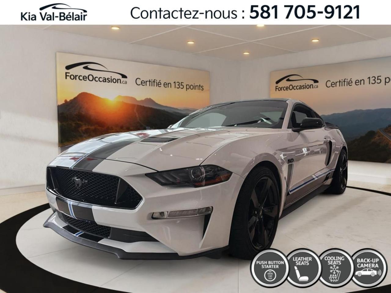 Used 2022 Ford Mustang GT PREMIUM A/C * CUIR * V8 * CARPLAY * À VOIR ** for sale in Québec, QC