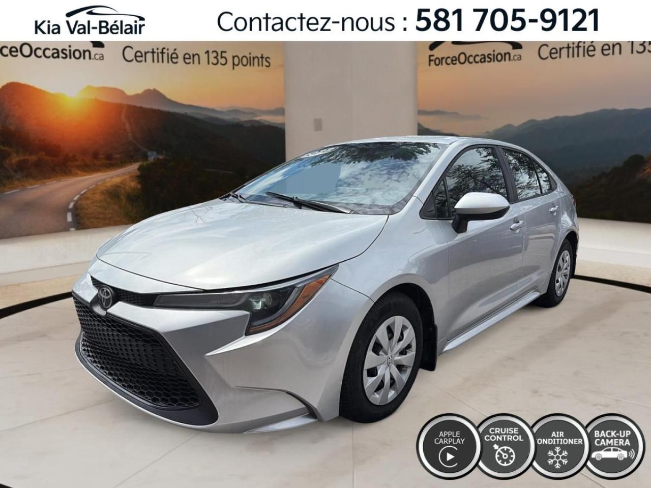 Used 2022 Toyota Corolla L *CVT *CAMÉRA DE RECUL *CRUISE *BLUETOOTH *A/C for sale in Québec, QC