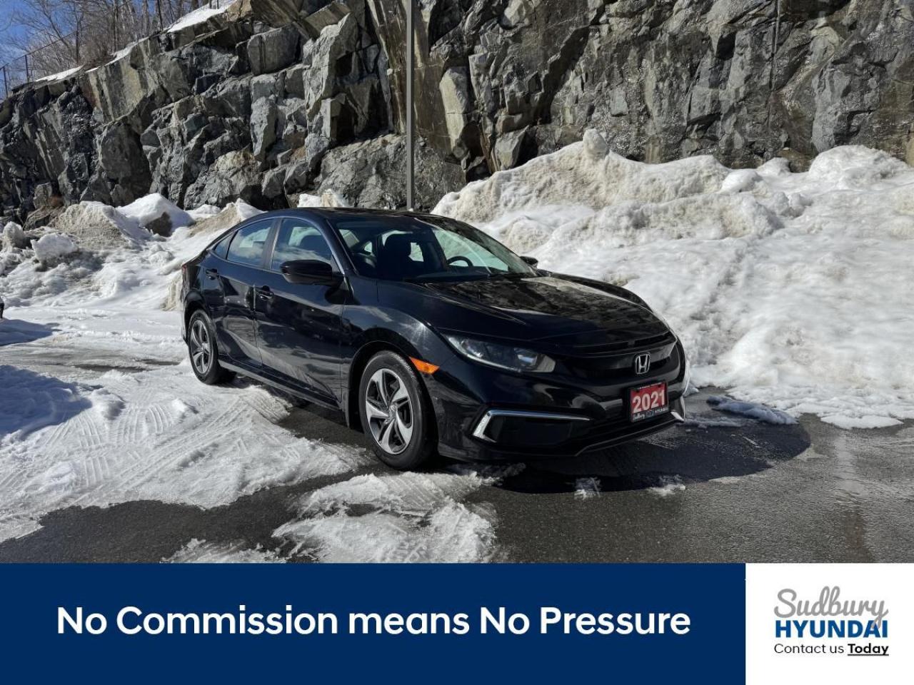 Used 2021 Honda Civic LX CVT for sale in Greater Sudbury, ON