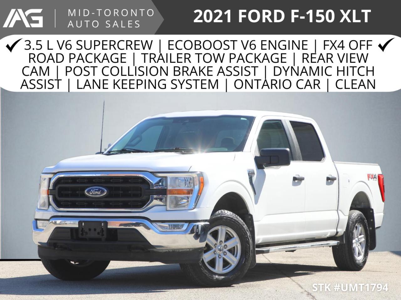 Used 2021 Ford F-150 XLT SuperCrew 5.5-ft. Bed 4WD | FX4 | 3.5L V6 | Trailer Tow Pkg for sale in North York, ON