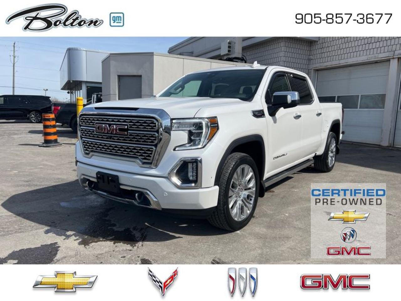 Used 2021 GMC Sierra 1500 Denali CERTIFIED PRE-OWNED - FINANCE @ 4.99% for sale in Bolton, ON