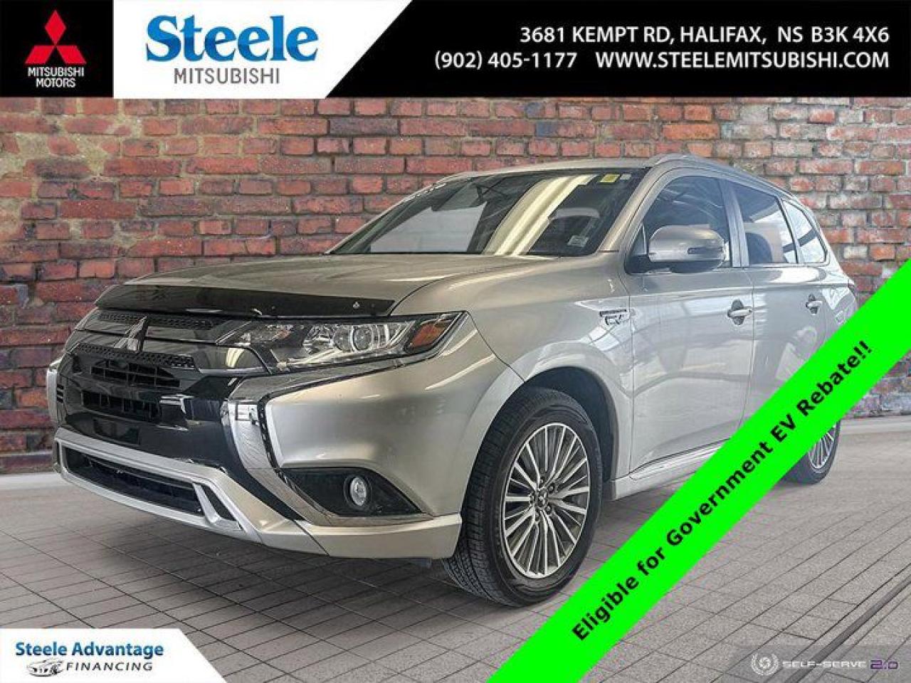 2019 Mitsubishi Outlander PHEV SE 2.0L DOHC.Silver 2019 Mitsubishi Outlander PHEV SE 4WD 1-Speed Automatic 2.0L DOHCSteele Mitsubishi has the largest and most diverse selection of preowned vehicles in HRM. Buy with confidence, knowing we use fair market pricing guaranteeing the absolute best value in all of our pre owned inventory!Steele Auto Group is one of the most diversified group of automobile dealerships in Canada, with 60 dealerships selling 29 brands and an employee base of well over 2300. Sales are up over last year and our plan going forward is to expand further into Atlantic Canada and the United States furthering our commitment to our Canadian customers as well as welcoming our new customers in the USA.Reviews:* Owners tend to rate the Outlander PHEVs fuel-free driving experience and built-in fast-charge tech highly. The highway ride is soft and quiet, and the cargo hold is flexible and generously sized, too. Source: autoTRADER.ca