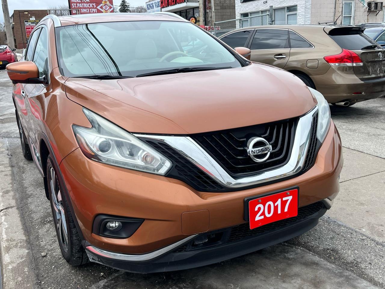 2017 Nissan Murano Platinum AWD-Leather- Sunroof-Navi-Backup Cam