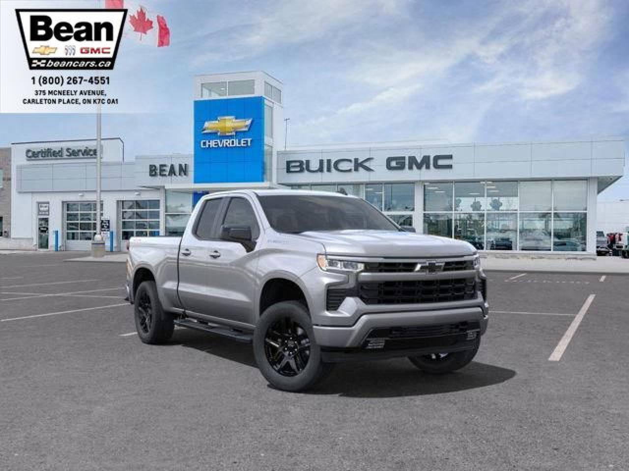 New 2025 Chevrolet Silverado 1500 RST 5.3L V8 WITH REMOTE START/ENTRY, HEATED FRONT SEATS, HEATED STEERING WHEEL, HD REAR VISION CAMERA, APPLE CARPLAY AND ANDROID AUTO for sale in Carleton Place, ON