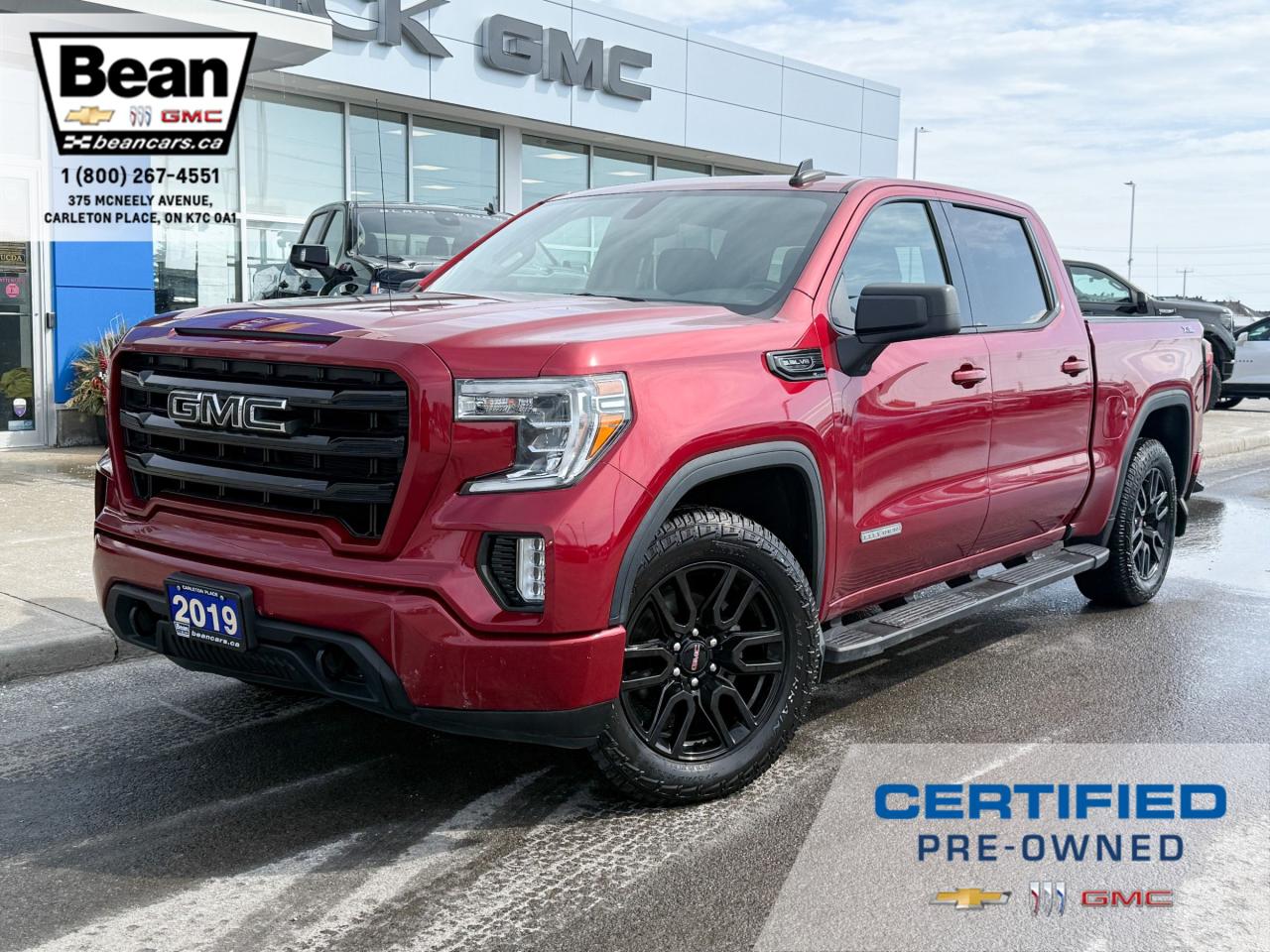 Used 2019 GMC Sierra 1500 Elevation 5.3L V8 WITH REMOTE START/ENTRY, HEATED SEATS, HEATED STEERING WHEEL, HD REAR VISION CAMERA, BOSE SOUND SYSTEM, X31 OFF-ROAD PACKAGE for sale in Carleton Place, ON