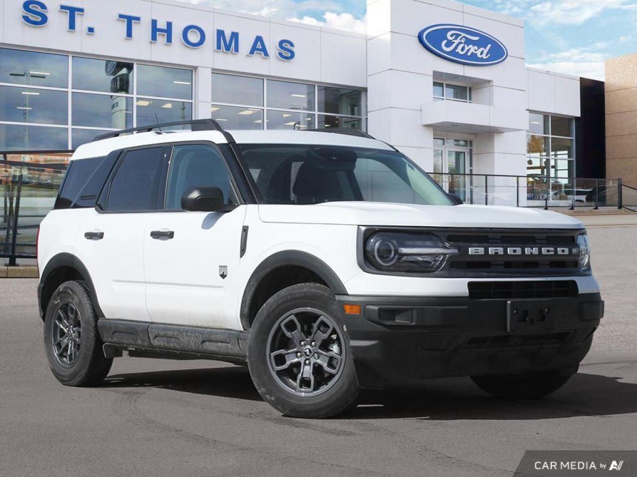 Recent Arrival!<br>Bronco Sport Big Bend, 4D Sport Utility, 1.5L EcoBoost, 8-Speed Automatic, 4WD, Oxford White, Medium Dark Slate Cloth, Class II Trailer Tow Package w/Trailer Sway Control, Equipment Group 200A.<br><br><br>4WD<br>8-Speed Automatic 1.5L EcoBoost<br>Oxford White