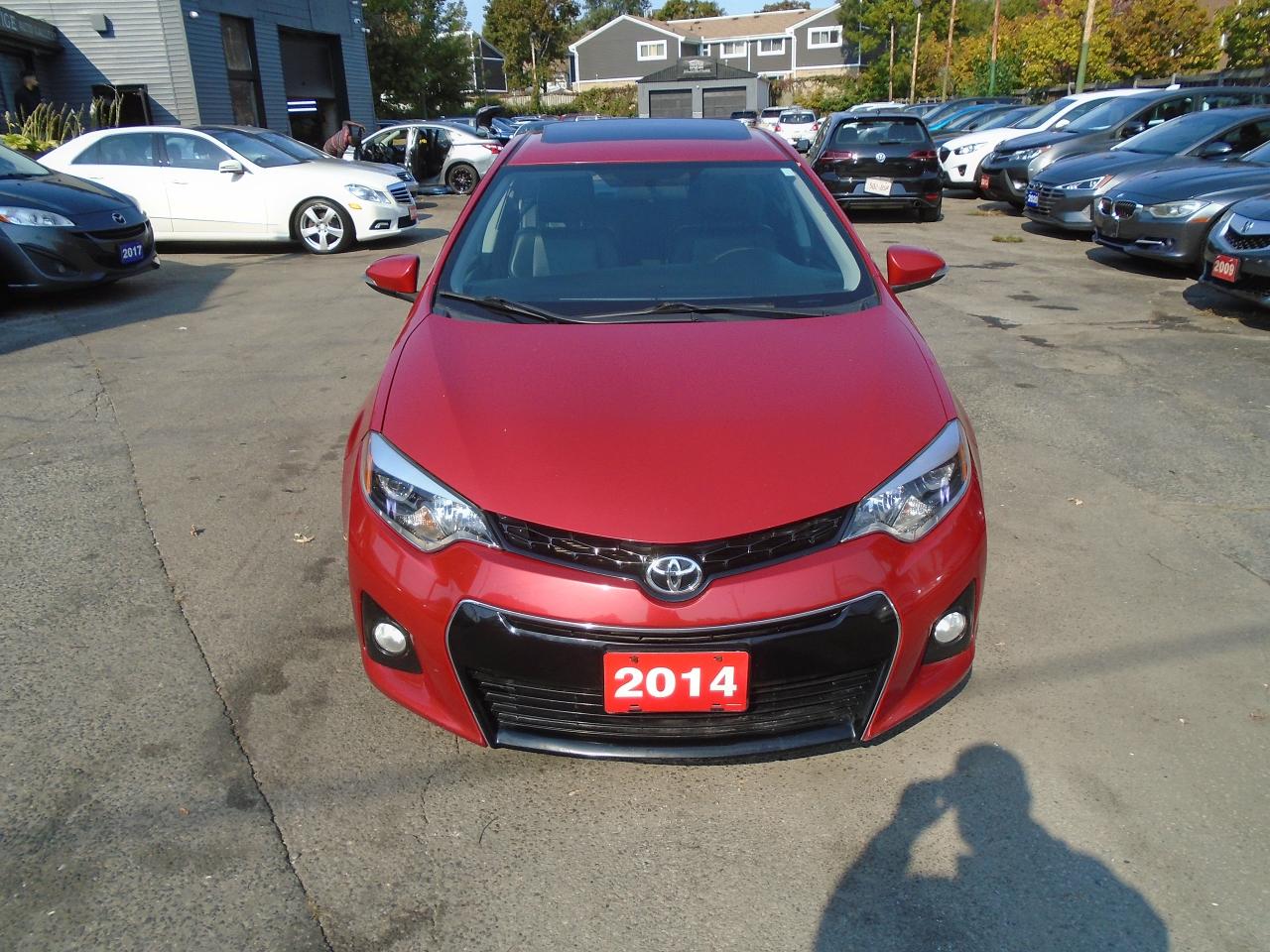 2014 Toyota Corolla S/REAR CAM / LEATHER / KEYLESS/ HEATED SEATS/CLEAN - Photo #2