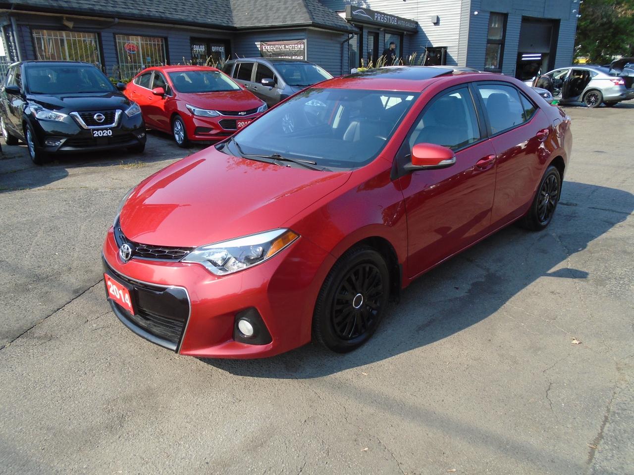2014 Toyota Corolla S/REAR CAM / LEATHER / KEYLESS/ HEATED SEATS/CLEAN - Photo #1