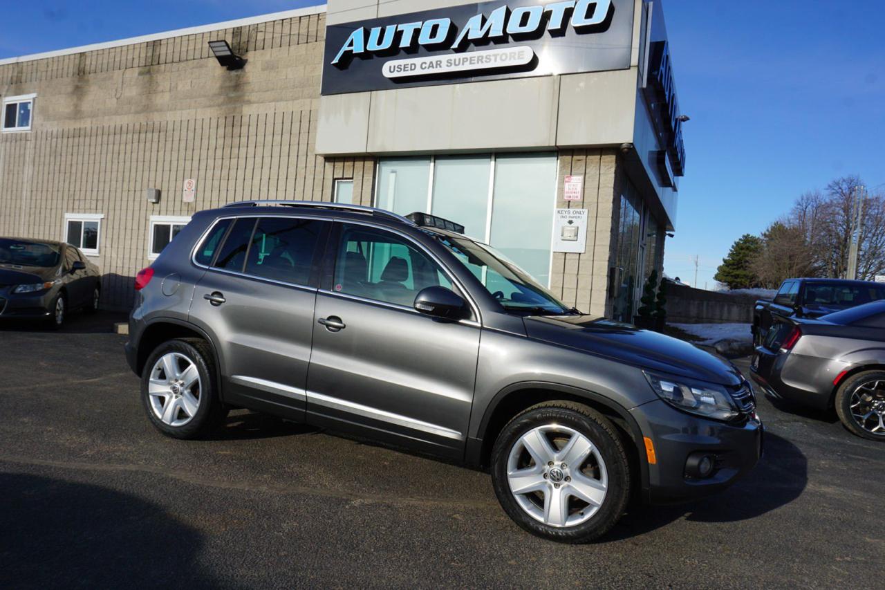 Used 2016 Volkswagen Tiguan HIGHLINE AWD CERTIFIED CAMERA NAV BLUETOOTH LEATHER HEATED SEATS PANO ROOF CRUISE ALLOYS for sale in Burlington, ON