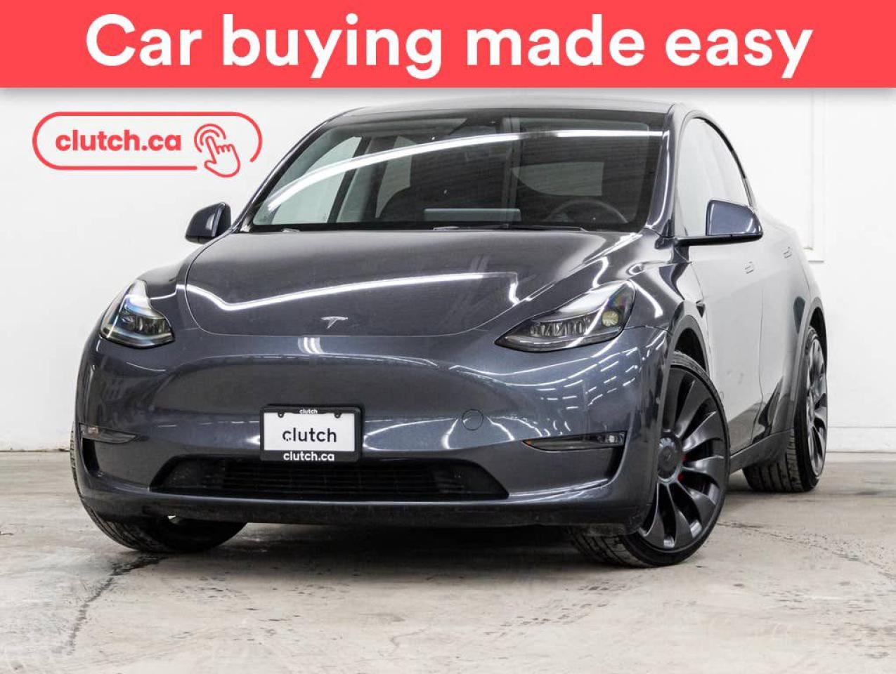 Used 2022 Tesla Model Y Performance AWD w/ Auto Pilot, Glass Roof, Nav for sale in Toronto, ON