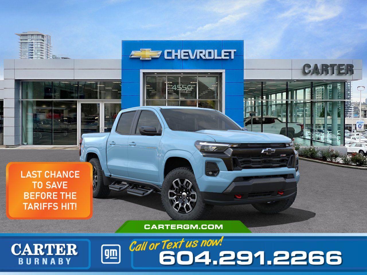 New 2025 Chevrolet Colorado Z71 4WD | Alum Wheels/Advanced Trailer Pkg for sale in Burnaby, BC