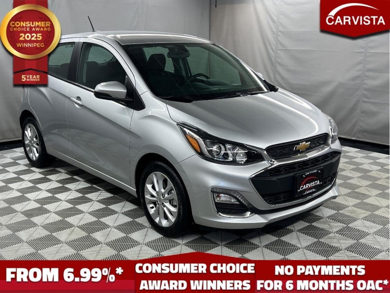 Used 2022 Chevrolet Spark LT HATCHBACK - ONLY 3000KM/NO ACCIDENTS/WARRANTY - for sale in Winnipeg, MB