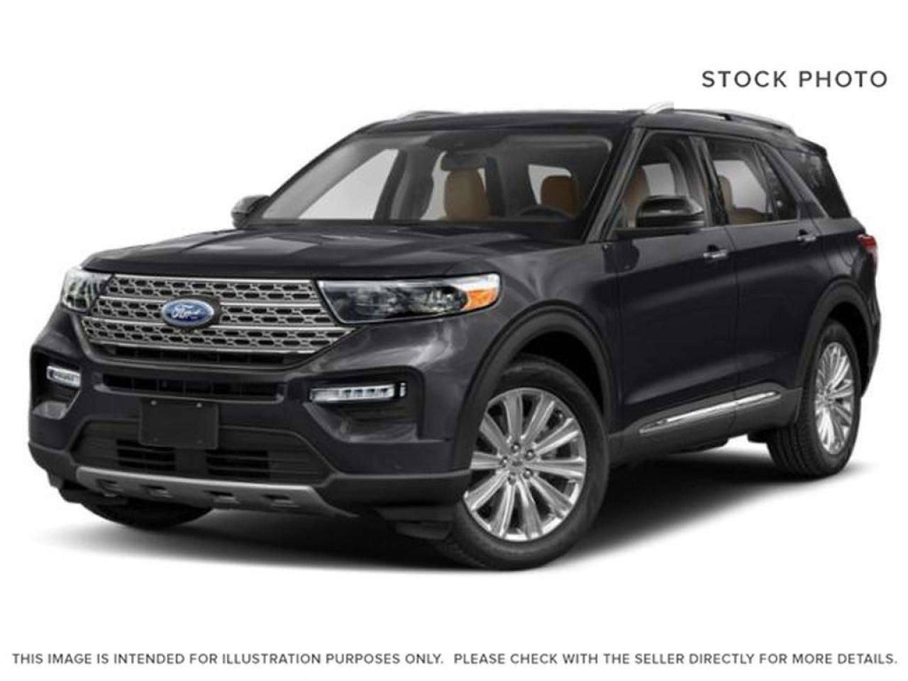 THE PRICE YOU SEE, PLUS GST. GUARANTEED!    APPLE CARPLAY/ANDROID AUTO COMPATABLE! 2.3 LITER ECOBOOST, 10 SPEED AUTO, LIMITED TRIM(301a), HEATED/VENTED FRONT SEATS, SYNC     The 2024 Ford Explorer Limited with the 2.3-liter EcoBoost engine and the 301A package is a well-equipped midsize SUV that blends performance, comfort, and advanced technology. The 2.3-liter turbocharged inline-four engine delivers a robust 300 horsepower and 310 lb-ft of torque, providing a balance of power and efficiency that makes it suitable for both everyday driving and longer trips. With its intelligent all-wheel-drive system, the Explorer Limited can handle a variety of road conditions with confidence. The 301A package enhances the vehicles luxurious feel with features such as a premium audio system, upgraded leather upholstery, a panoramic moonroof, and advanced safety technologies like adaptive cruise control, lane-keeping assist, and a 360-degree camera system. Additionally, the package may include enhanced connectivity options like a larger touchscreen infotainment system, compatibility with wireless Apple CarPlay and Android Auto, and multiple USB ports, catering to modern demands for convenience and entertainment. Overall, the 2024 Ford Explorer Limited with the 301A package is designed to provide a high level of comfort, capacity, and technological sophistication, making it a compelling choice for families and adventure-seekers alike.Do you want to know more about this vehicle, CALL, CLICK OR COME ON IN!*AMVIC Licensed Dealer; CarFax and Full Mechanical Inspection Included.