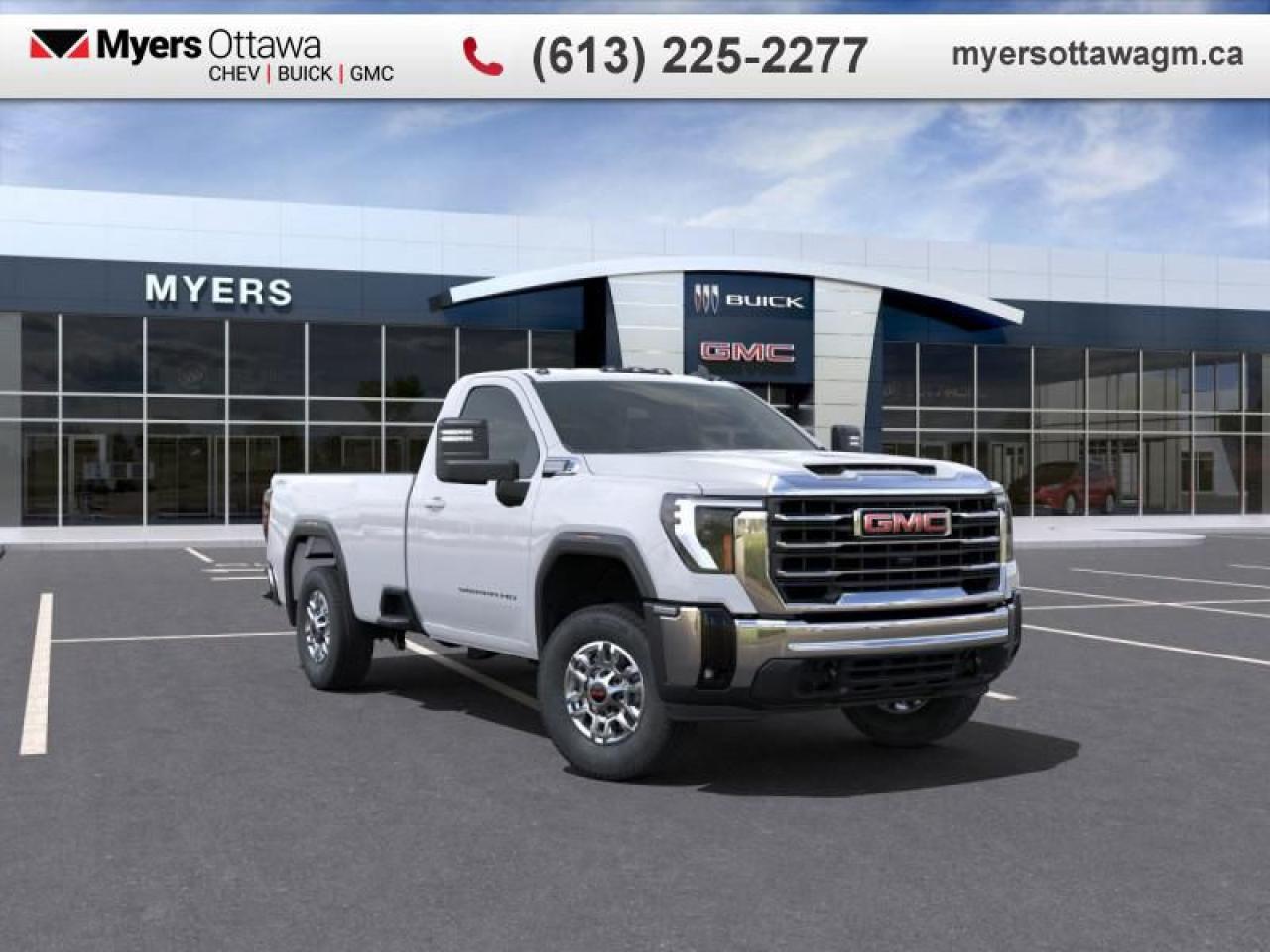 New 2025 GMC Sierra 2500 HD SLE  SLE REGULAR CAB, LONG BOX, 6.6 GAS, REMOTE START for sale in Ottawa, ON