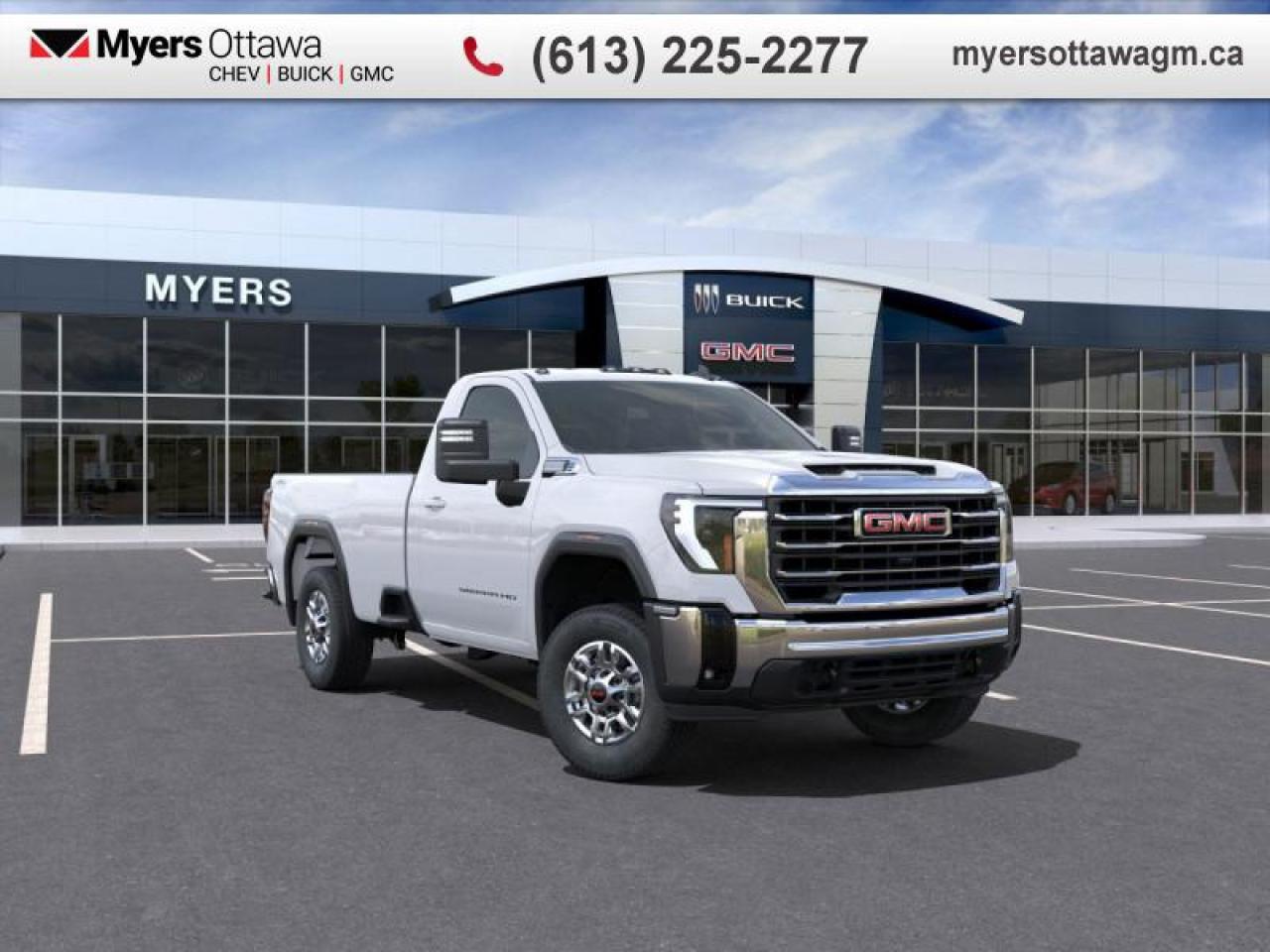 New 2025 GMC Sierra 2500 HD SLE  SLE REGULAR CAB, LONG BOX, 6.6 GAS, REMOTE START for sale in Ottawa, ON