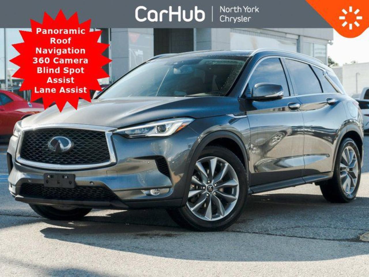 Used 2021 Infiniti QX50 Essential Panoroof Nav 360 Cam Blind Spot Lane Assist for sale in Thornhill, ON