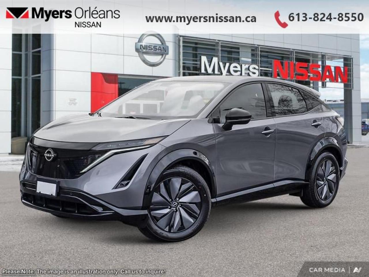 New 2025 Nissan Ariya EVOLVE+ e-4ORCE AWD  -  Sunroof for sale in Orleans, ON