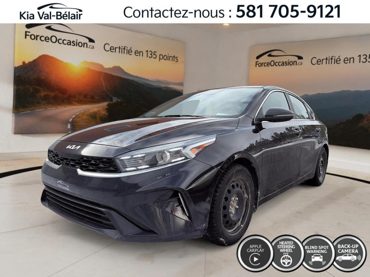 Used 2022 Kia Forte EX *SIÈGES CHAUFFANTS *BLUETOOTH * CAMERA *CRUISE for sale in Québec, QC