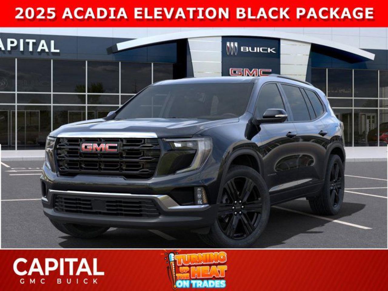 Take a look at this 2025 GMC Acadia Elevation! It comes fully equipped with options like Black Edition Package, Bose Stereo, Heated Seats, Heated Steering, Rear Parking Assist, 360 CAM, 15 Diagonal Screen, Adaptive Cruise, Trailering Package and so much moreAsk for the Internet Department for more information or book your test drive today! Text 825-445-0521 for fast answers at your fingertips!AMVIC Licensed Dealer - Licence Number B1044900Disclaimer: All prices are plus taxes and include all cash credits and loyalties. See dealer for details. AMVIC Licensed Dealer # B1044900