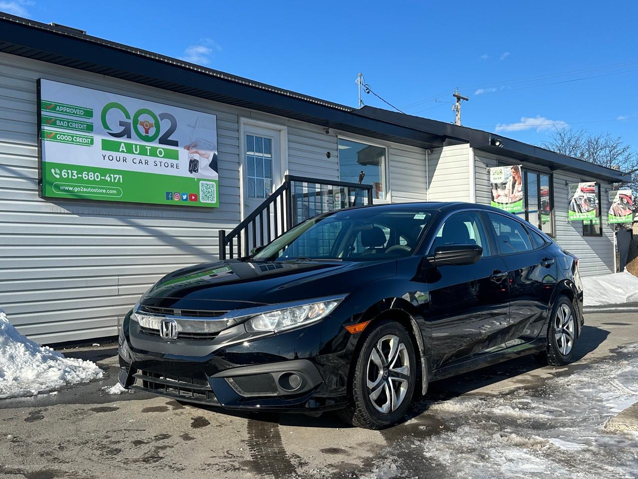 Used 2016 Honda Civic 4dr CVT LX w/Honda Sensing for sale in Ottawa, ON