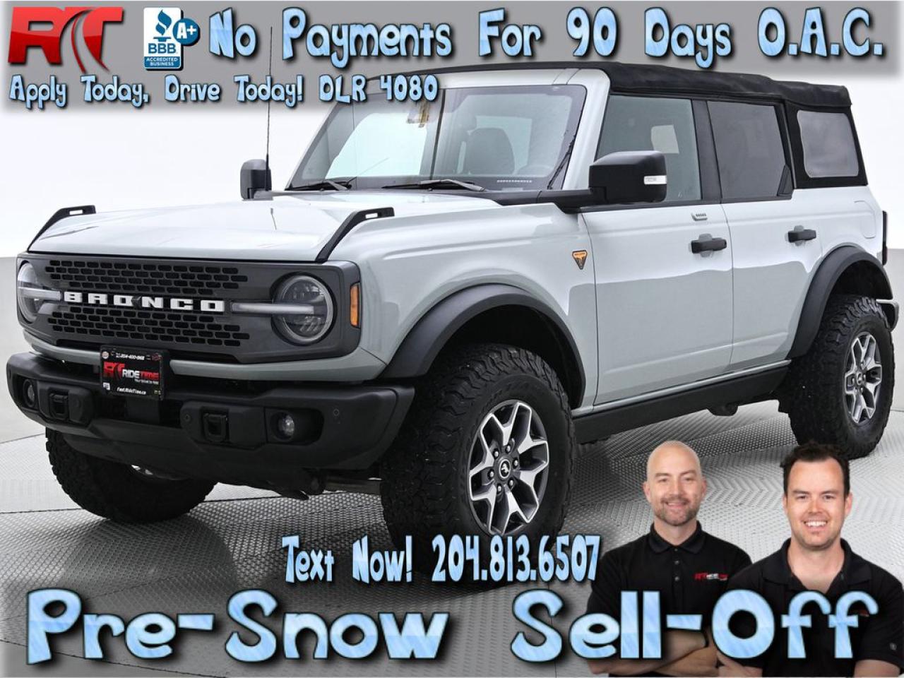 Used 2022 Ford Bronco Badlands for sale in Winnipeg, MB