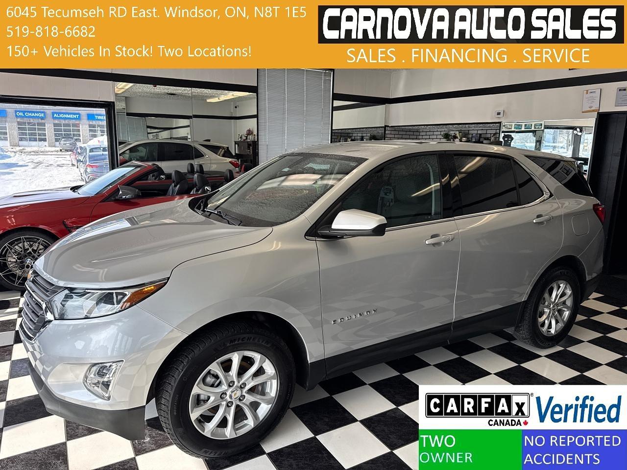 Used 2018 Chevrolet Equinox LT AWD+ApplePlay+Camera+Remote Start+CLEAN CARFAX for sale in Windsor, ON