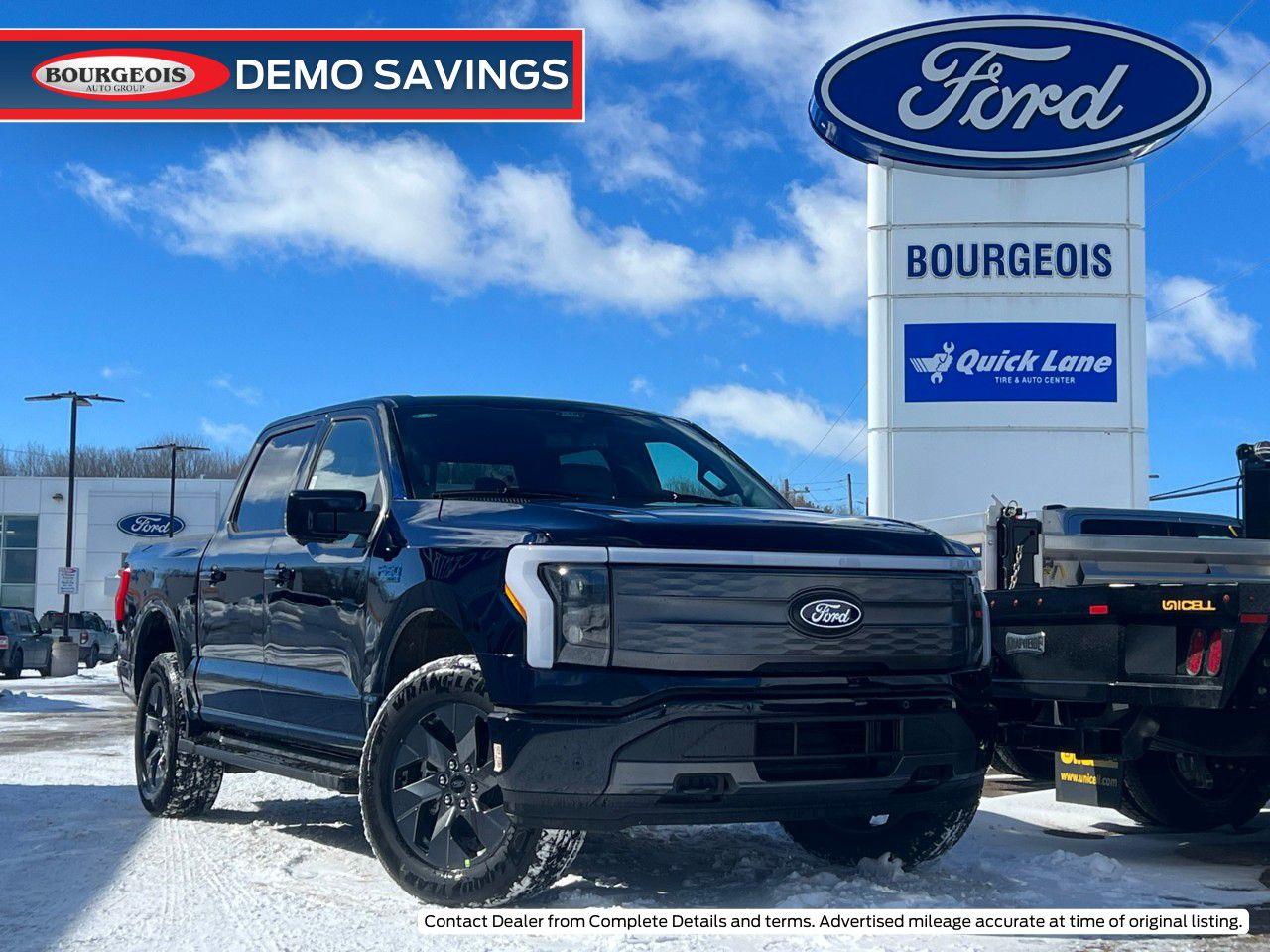 New 2025 Ford F-150 Lightning LARIAT 4WD SuperCrew 5.5' Box for sale in Midland, ON