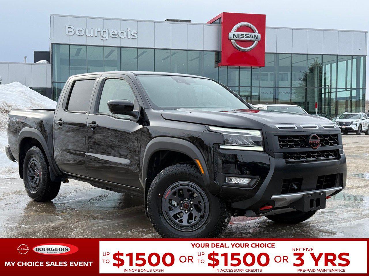 New 2025 Nissan Frontier Crew Cab 4x4 PRO-4X for sale in Midland, ON