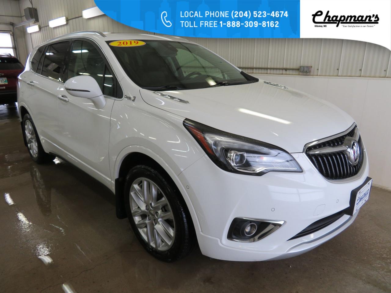 Used 2019 Buick Envision Premium II HD Rear Vision Camera, Navigation, Remote Start for sale in Killarney, MB