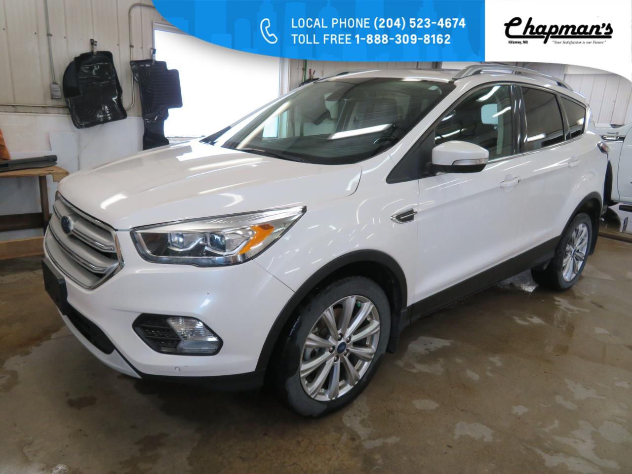 Used 2018 Ford Escape Titanium Heated Leather Seats, Heated Steering Wheel, Rear Vision Camera for sale in Killarney, MB