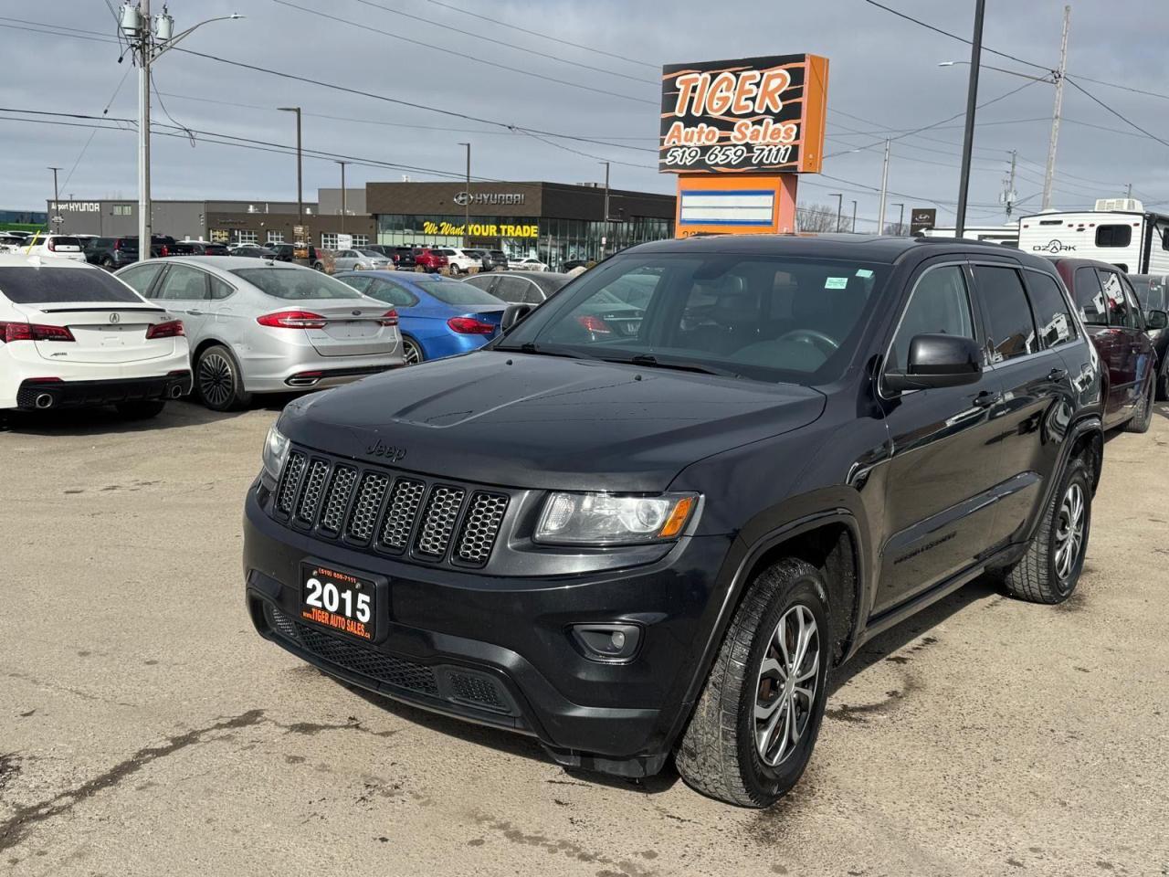 Used 2015 Jeep Grand Cherokee LAREDO, 4X4, SUNROOF, BLACK ON BLACK, CERTIFIED for sale in London, ON