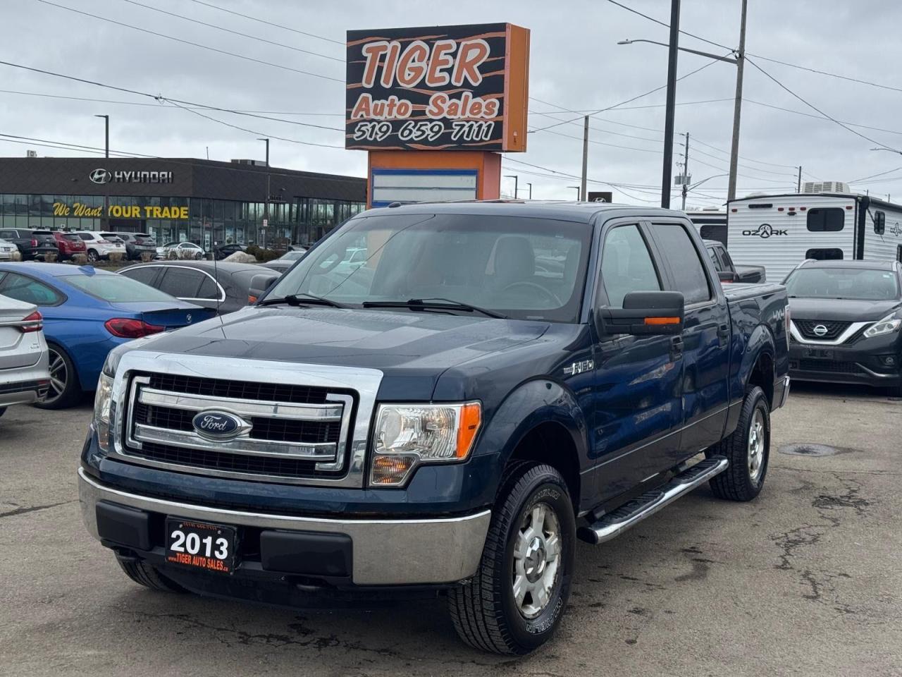 Used 2013 Ford F-150 XLT, CREW CAB, 4X4, ONLY 164KMS, 5L V8, AS IS for sale in London, ON