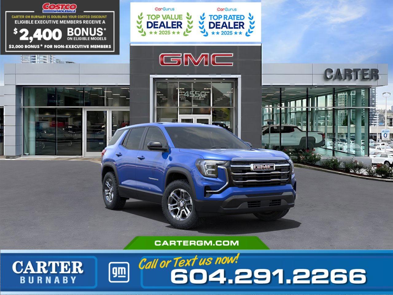 New 2025 GMC Terrain ELEVATION AWD | Double Costco Bonus: Up to $2,400! for sale in Burnaby, BC
