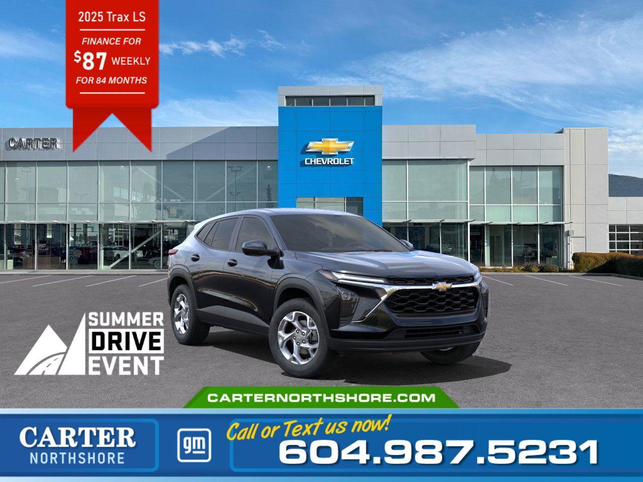 New 2025 Chevrolet Trax LS FWD | Driver Assist Pkg/Roof Rails/Heated Seats for sale in North Vancouver, BC