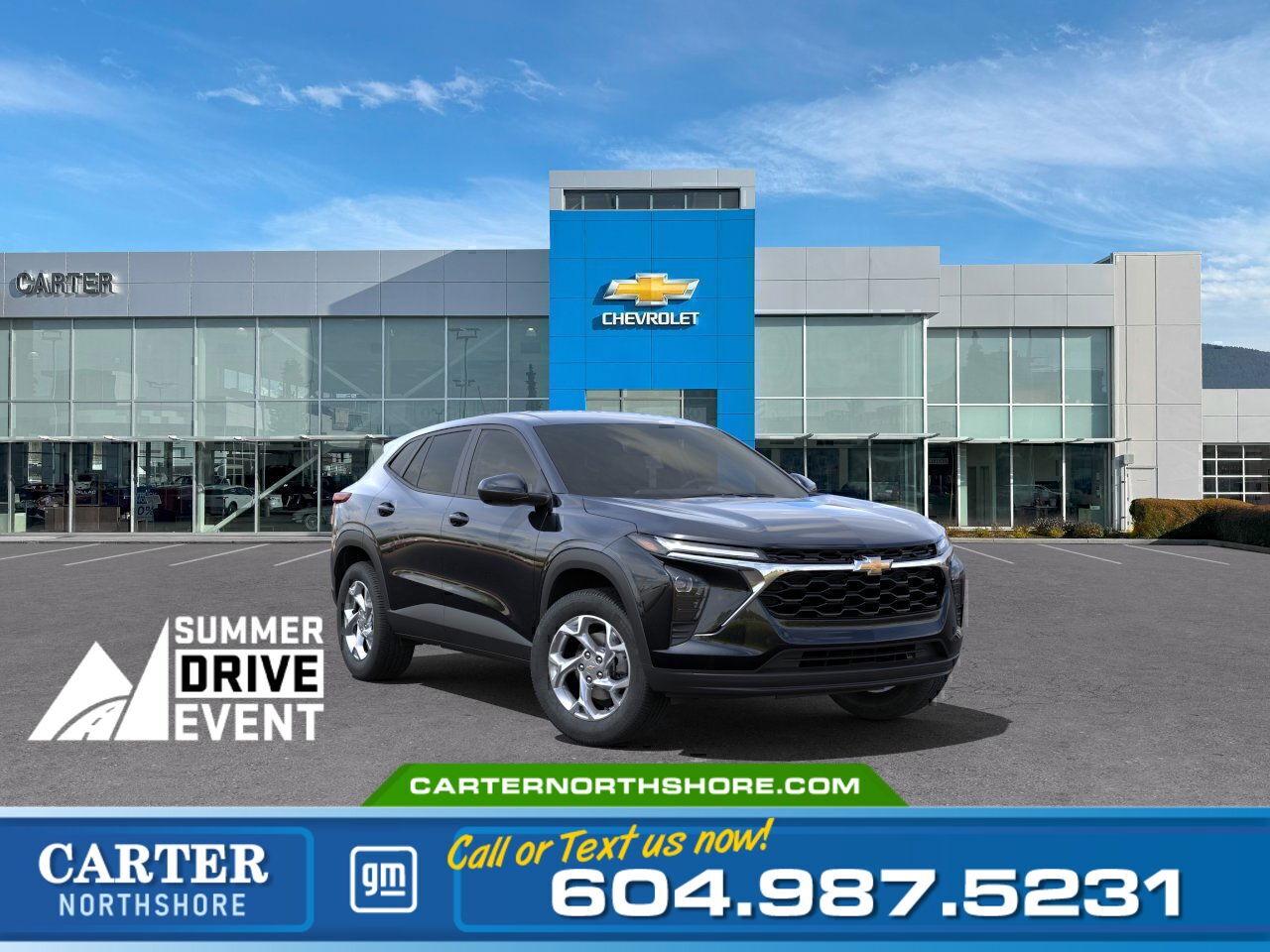 New 2025 Chevrolet Trax LS FWD | Driver Assist Pkg/Roof Rails/Heated Seats for sale in North Vancouver, BC