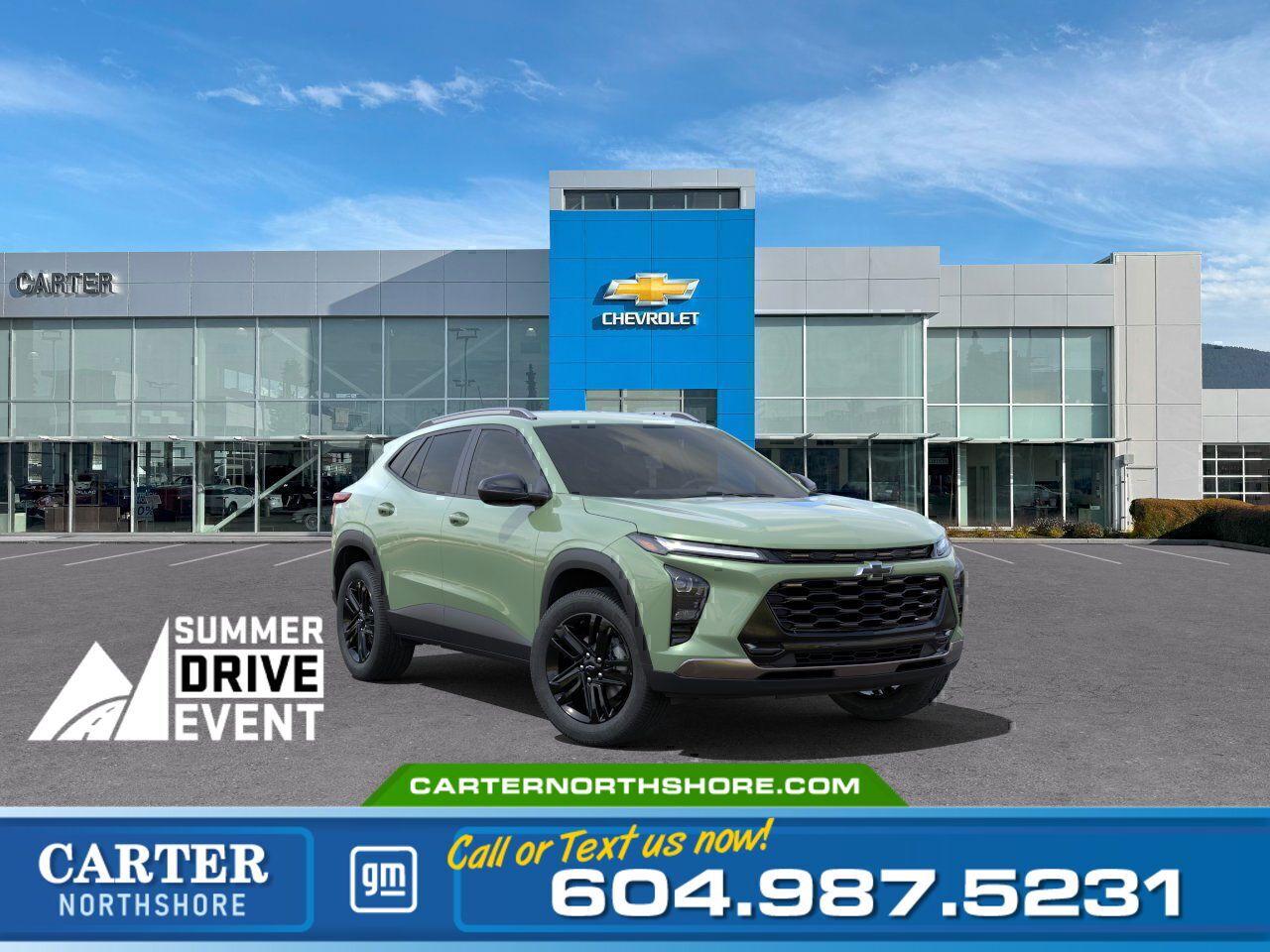 New 2025 Chevrolet Trax ACTIV FWD | Alum Wheels/Driver Assist Pkg/Cruise for sale in North Vancouver, BC
