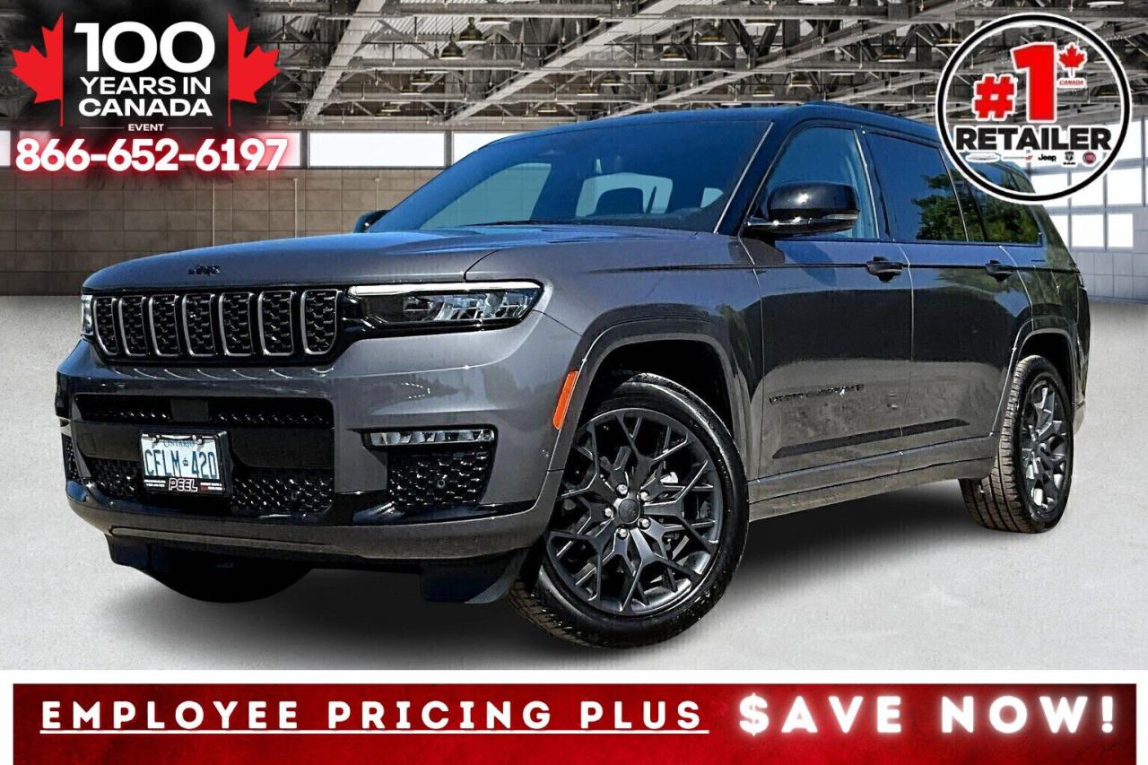New 2025 Jeep Grand Cherokee L SUMMIT RESERVE | LuxTech | High Alt | Scotty DMO for sale in Mississauga, ON